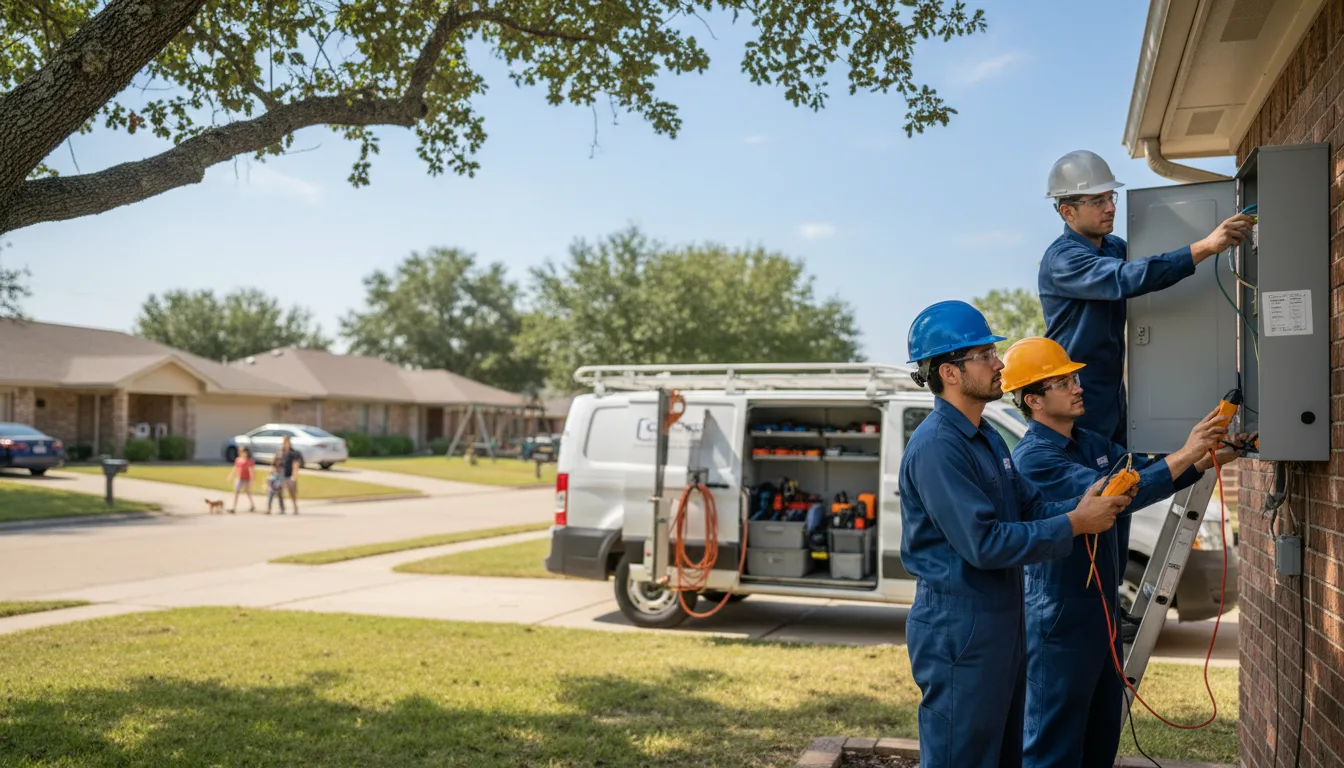 Certified electrician providing emergency electrical services in Rock Rapids, IA